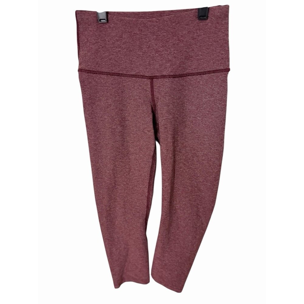 Women’s The North Face Flashdry Leggings Bottoms Small Burgundy With Pockets